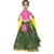 Aglare Beautiful cotton  lehenga choli,with brocade blouse Green
