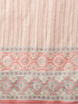 Peach printed cotton ethnic-kurtis 5