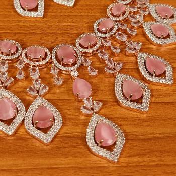 Pink necklace-sets 3