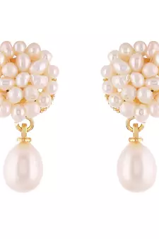 White Freshwater Pearl Layered Necklace Set