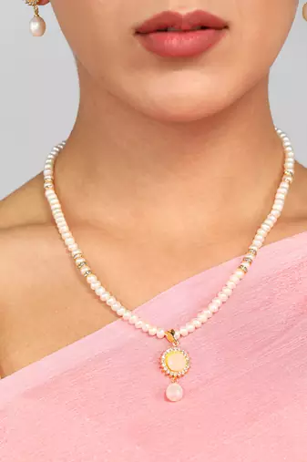 Real Natural Hyderabadi pearls Set