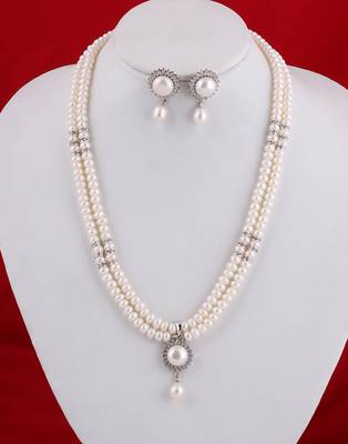 Real Natural Hyderabadi pearls Set 1