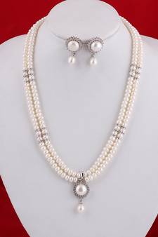 Real Natural Hyderabadi pearls Set