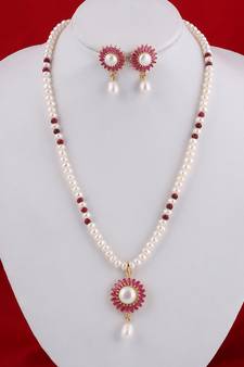 Real Natural Hyderabadi pearls Set