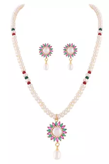 Real Natural Hyderabadi pearls Set
