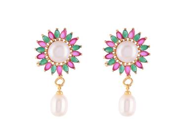 Real Natural Hyderabadi pearls Set 4