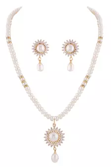Real Natural Hyderabadi pearls Set