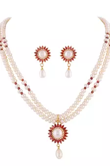 Real Natural Hyderabadi pearls Set