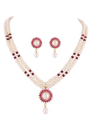 Real Natural Hyderabadi pearls Set 2