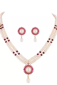 Real Natural Hyderabadi pearls Set