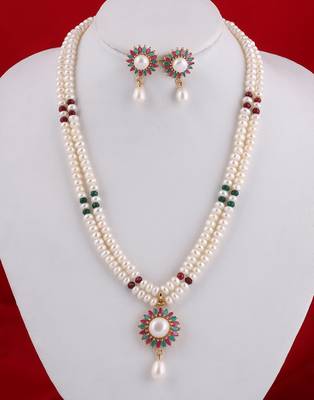 Real Natural Hyderabadi pearls Set 1