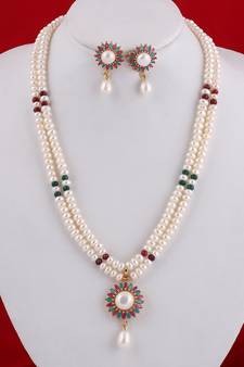 Real Natural Hyderabadi pearls Set