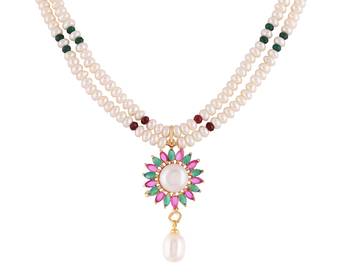 Real Natural Hyderabadi pearls Set 3