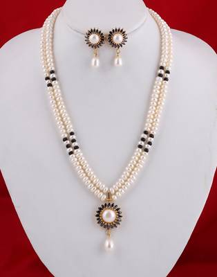 Real Natural Hyderabadi pearls Set 1