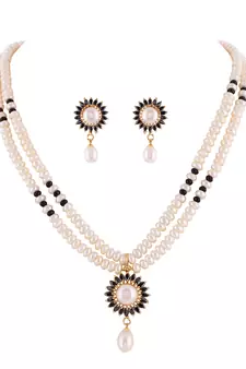 Real Natural Hyderabadi pearls Set