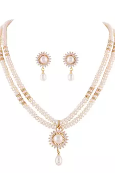 Real Natural Hyderabadi pearls Set