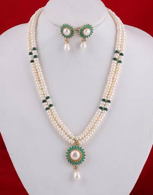 Real Natural Hyderabadi pearls Set 1