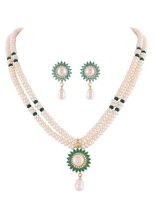 Real Natural Hyderabadi pearls Set 2