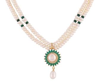Real Natural Hyderabadi pearls Set 3