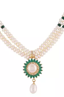 Real Natural Hyderabadi pearls Set