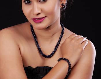 Real Natural Hyderabadi pearls Combo Set 1