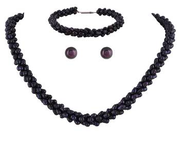 Real Natural Hyderabadi pearls Combo Set 2