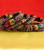 rajasthani lakh bangles muti coulor  stone size-2.4,2.6