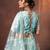 Baby blue Color Soft Net Material Designer Lehenga Choli Dupatta