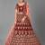 Maroon Velvet Base Lehenga Choli