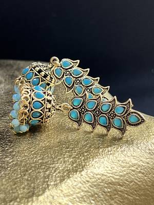 Turquoise turquoise earrings 3