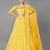 Designer Yellow Lehenga Choli With Soft Net Dupatta Set
