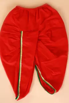 Yellow   Red Krish Angrakha Dhoti