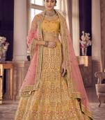 Yellow Color Gota Work Lehenga Choli Witj Dupatta