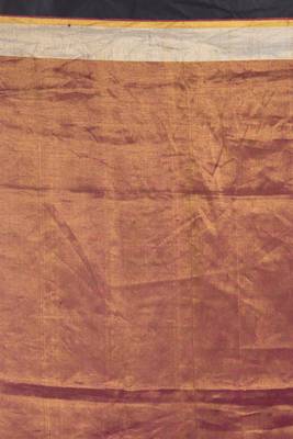 Purple hand woven tissue saree with blouse 5