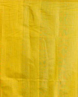 Multicolor hand woven blended cotton saree with blouse 5