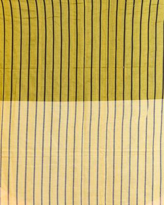 Multicolor hand woven cotton saree with blouse 5
