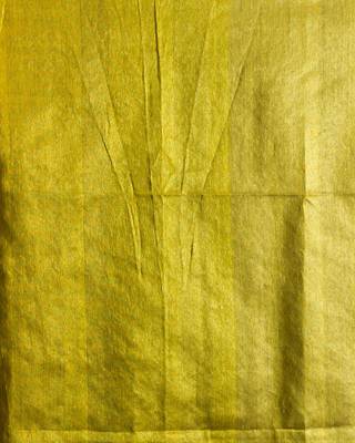 Dark golden hand woven matka silk saree with blouse 5