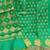 Green floral print banarasi salwar