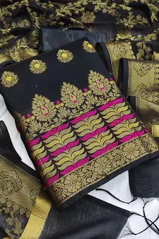 Black woven  Art Silk salwar