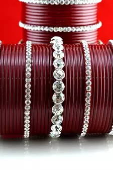 acrylic plastic panjubi suhag chura bangle stone moti with personaliz size-2.2,2.4,2.6,2.8,2.10