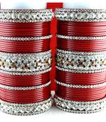 acrylic plastic panjubi suhag chura bangle stone moti with personaliz size-2.4,2.6,2.8