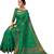 Green woven chanderi saree with blouse