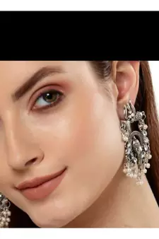 Trishul Ganesha Earrings