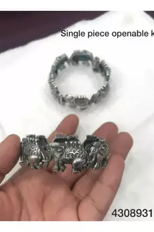 Openable Elephant Kada Hand Bracelet