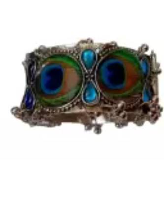 Peacock Feather Openable Bracelet 3