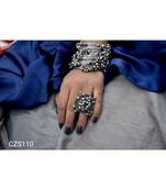 Multi Design Ghunghroo Bangle set with ring