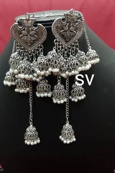 Long Jhumki Earrings