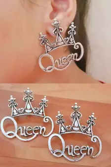 QUEEN Stud Earrings