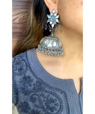 Big Mirror Jhumka 3