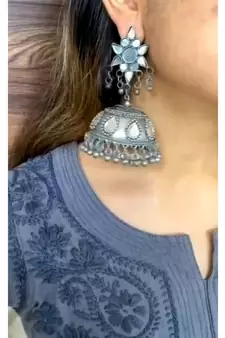 Big Mirror Jhumka
